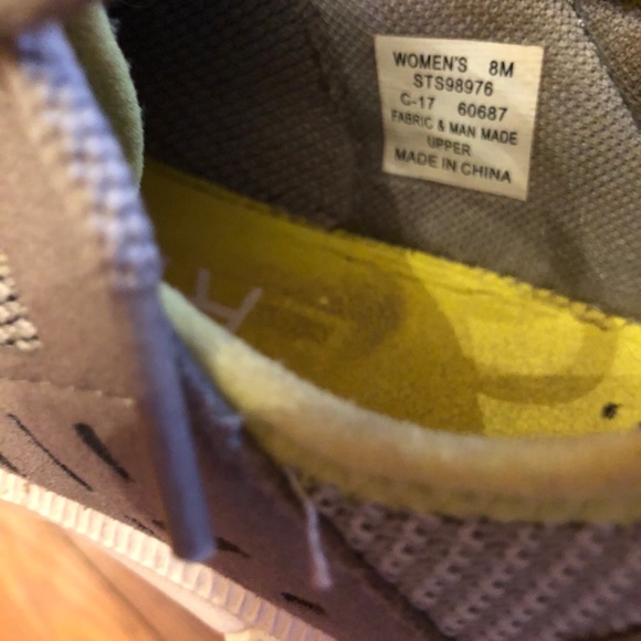 Sperry Grey Neon Slip On Sneakers Tennis Shoes 8 - Picture 10 of 12